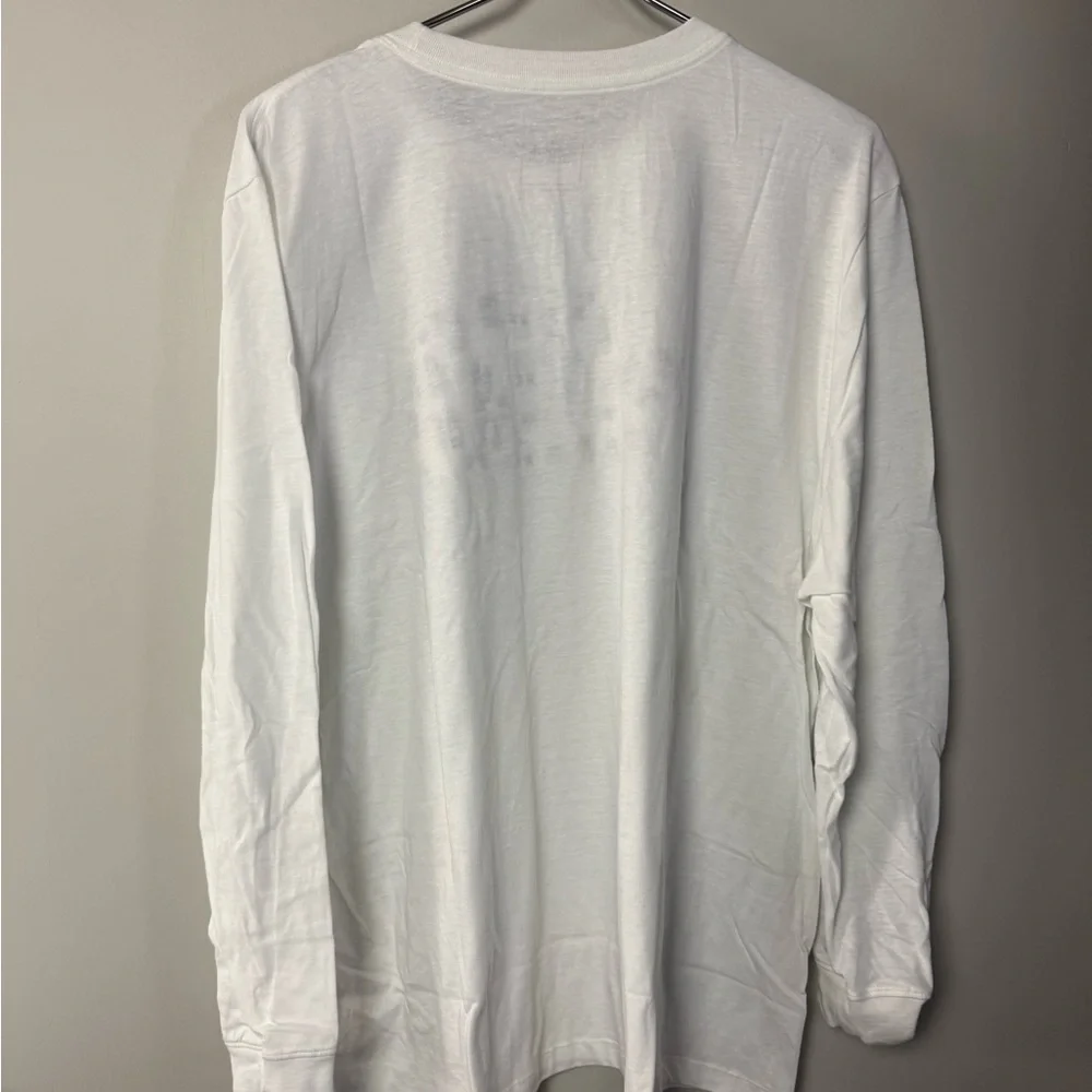 The North Face Leopard Print Logo Graphic Long Sleeve Crew Neck NWT New - Picture 5 of 5